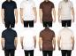 Preview: Kurzarm Herren Poloshirt Slim Fit verlängerte Rumpf
