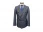 Preview: Zweireiher Herren Anzug Blau Vintage Slim Fit