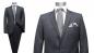 Preview: Elegante Herren Anzug Anthrazit Webstruktur