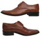 Preview: Echt leder Herrenschuhe Cognac
