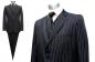 Preview: Streifen Herren Anzug mit Weste Sale