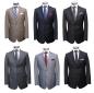 Preview: Anzugjacke Herren Doppelschlitz Slim Fit Sakko