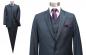 Preview: Muga Anzug mit Weste Blaugrau