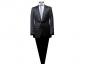 Preview: Smoking Anzug Slim-fit Hochzeitsanzug Schwarz