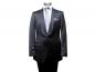 Preview: Smoking Anzug Slim-fit Hochzeitsanzug Schwarz