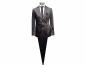 Preview: Herren Slim-fit Hochzeitsanzug Schwarz
