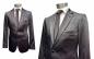 Preview: Glanz Sakko Anzugjacke Jackett Schwarz