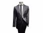 Preview: Glanz Sakko Anzugjacke Jackett Schwarz