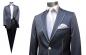 Preview: Festliche Herren Anzug 2-teilig Tailliert Blau
