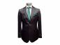 Preview: Glanz Hochzeitsanzug Herren Schwarz