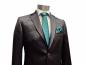 Preview: Glanz Hochzeitsanzug Herren Schwarz