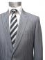 Preview: Herren Anzug Grau Streifen