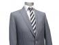 Preview: Herren Anzug Grau Streifen