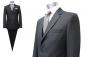 Preview: Herren Anzug mit Weste Anthrazit leicht tailliert