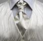 Preview: Plastron (Krawatte) mit Einstecktuch