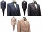 Preview: Zweireiher Anzug Herren Slim mit Fliege 3 Farben