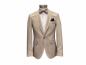 Preview: Herren Anzug Strukturiert Slim mit Weste und Fliege