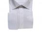 Preview: Herren Umschlagmanschetten Hemd Weiß Lurex streifen