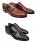 Preview: Doppel-Monk Herren Schuhe Doppelschnalle