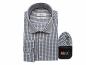 Preview: Langarmhemd Herren Hemd Slim Kariert