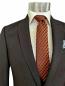 Preview: Strukturierte Slim Fit Herrenanzug mit Weste