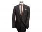 Preview: Strukturierte Slim Fit Herrenanzug mit Weste