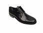 Preview: Bequem Schwarze Herrenschuhe Echtleder