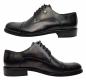 Preview: Bequem Schwarze Herrenschuhe Echtleder