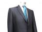 Preview: Glanz Streifen Slim-fit Anzug für Herren