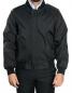 Preview: Herren Blouson Strickkragen Jacke Schwarz