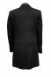 Preview: Knielange Herren Mantel Schwarz