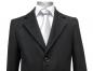 Preview: Knielange Herren Mantel Schwarz