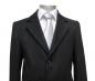 Preview: Knielange Herren Mantel Schwarz