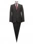 Preview: Herren Anzug 2 Schlitz Taupe Braun 46