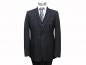 Preview: Herren Anzug 3-Teilig 120s Schwarz