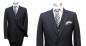 Preview: Herren Anzug 3-Teilig 120s Schwarz