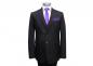 Preview: Herren Anzug 3 teilig Schwarz