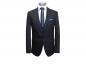 Preview: Herren Anzug mit Weste Schwarz Slim