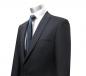 Preview: Herren Anzug mit Weste Schwarz Slim