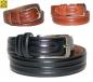 Preview: Herren Leder Gürtel gemustert