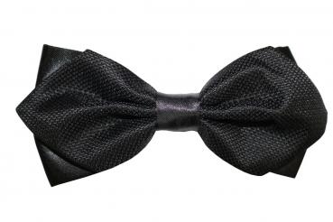 Herren Schleife Fliege Uni gemustert 2-Lagig