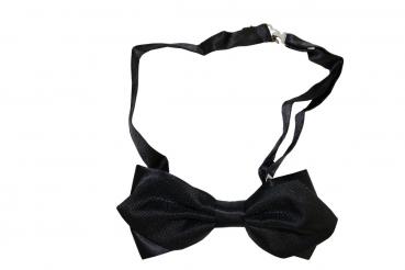 Herren Schleife Fliege Uni gemustert 2-Lagig