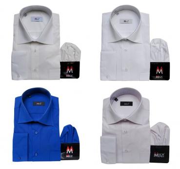 Herren Langarm Hemd Klassischer Schnitt