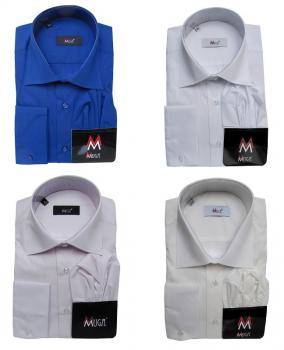 Herren Langarm Hemd Klassischer Schnitt