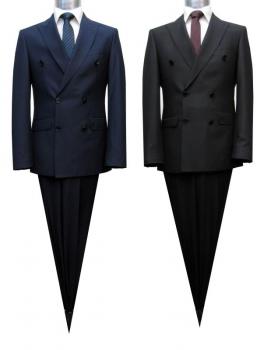 Zweireiher Herrenanzug Slim Fit Gentlemen Anzug