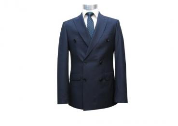 Zweireiher Herrenanzug Slim Fit Gentlemen Anzug