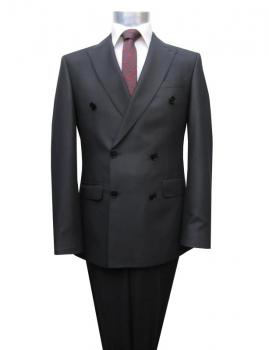 Zweireiher Herrenanzug Slim Fit Gentlemen Anzug