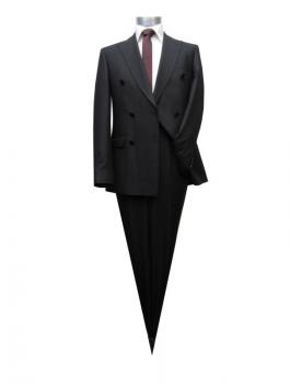 Zweireiher Herrenanzug Slim Fit Gentlemen Anzug