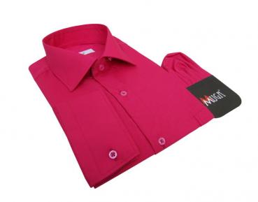 Regular Fit Herren Hemd mit Einstecktuch