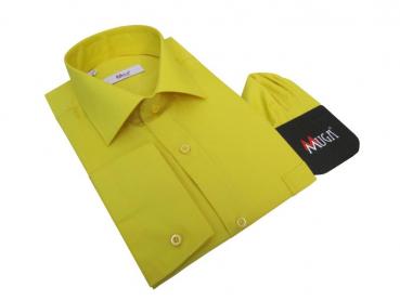 Regular Fit Herren Hemd mit Einstecktuch